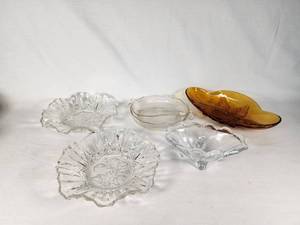Assorted Glass Dishes and Bowls