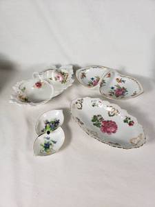 Lot of Bavarian, Lefton, Noritake, and MZ Austria Decorative Dishes