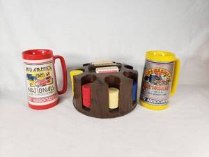 Mid-America Nationals Memorabilia Mugs and Poker Chip Carousel