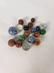 Lot of Assorted Vintage Marbles