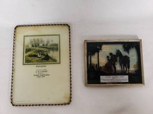 J. M. Lynne Truant Fishermen Souvenir and Willmar Rendering Works Silhouette Art