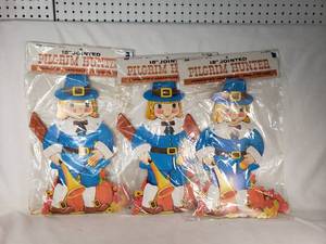 Beistle 18 Jointed Pilgrim Hunter Decorations