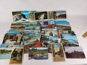 Lot of 30 Vintage Postcards - Scenic US Landscapes, Black Hills, 1956 NY Chrome