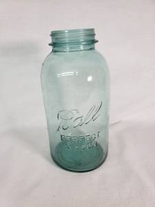Ball Perfect Mason Jar 10.5 Tall Vintage Glass Container Mold 1
