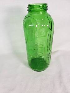Green Glass Water Bottle 32 Oz