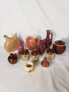 Assorted Ceramic and Pottery Vessels Collection