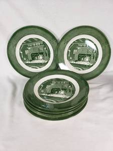 Royal China Colonial Homestead Dinner Plates Set