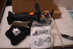 WEN 20648BT Cordless Plate and Biscuit Joiner (Tool Only, 20V Max Battery Not Included) Current price$60.66