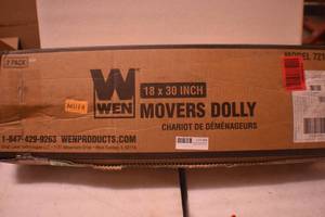 WEN 721830 1320-Pound Capacity 18-by-30-Inch Hardwood Movers Dolly, 2-Pack