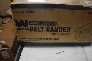 WEN 6502T 4.3-Amp 4 x 36 in. Belt and 6 in. Disc Sander with Cast Iron Base Current price$139.35