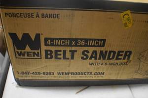 WEN 6502T 4.3-Amp 4 x 36 in. Belt and 6 in. Disc Sander with Cast Iron Base Current price$139.35