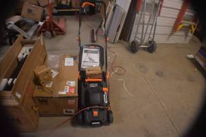 WEN 20835 20V Max 15-Inch Cordless Brushless Lawn Mower with 5Ah Battery and Charger Current price$179.99
