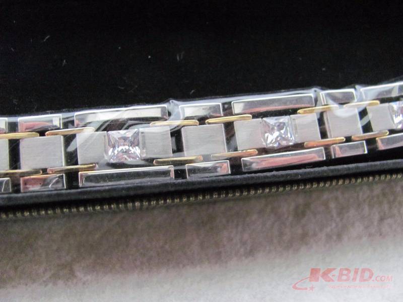 Fashion Chunky Link Crystal Bracelet
