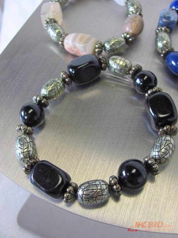 3 Piece Gemstone Bracelet Set