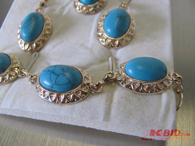 4 Piece Turquoise Set