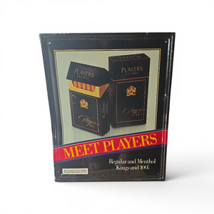 Vintage Meet Players Cigarette Metal Sign