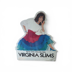 Vintage Virginia Slims Cigarette Metal Sign
