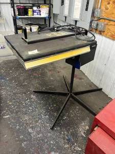 Super Seca flash dryer  flash cure unit for screen printing. - Workhorse Super Seca 24x24 Flash Dryer  Flash Cure Unit  220V 4000W  Screen Printing Equipment