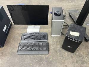Dell Monitor  Computer  Tripp-Lite Battery Backup
