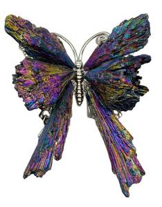 Natural Aura Kyanite Butterfly Sculpture #1