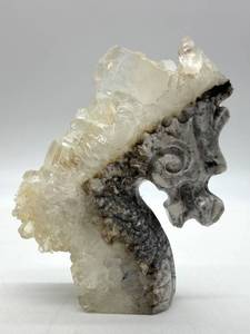 Carved Horse Head Crystal Specimen