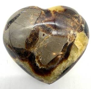 Natural Septarian Jasper Heart Polished Stone