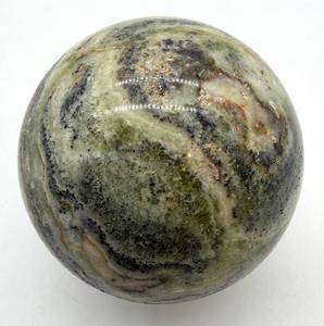 Polished Ocean Jasper Stone Sphere