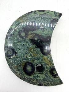 Polished Kambaba Stone Crescent Paperweight
