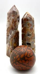 Polished Stone Obelisks & Jasper Mixed Lot