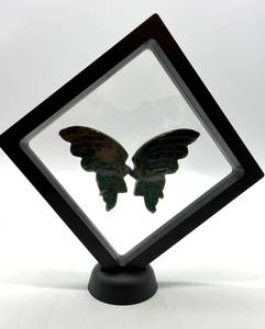 Carved Stone Butterfly Wings in Display Frame #5