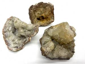 Quartz Geode Specimens (Lot of 3)