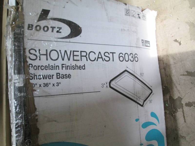 Bootz porcelain finished shower bas...