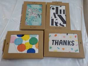 4 pkgs Thank you Cards...