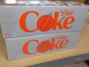 2 Diet Coke 12 packs...
