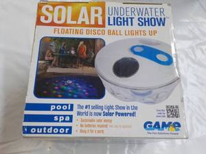 Solar Underwater Light Show...