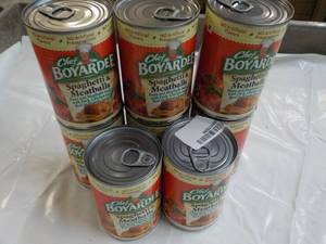 8 cans Chef Boyardee Spaghetti and ...