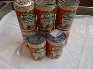 8 cans Chef Boyardee Spaghetti and ...