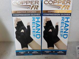 Copper fit Compression Gloves 2 pai...