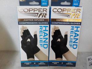 Copper fit Compression Gloves 2 pai...