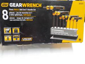 Gear Wrench 8 pc Metric Ball End T-...