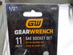 Gear Wrench 11 pc SAE Socket Set...