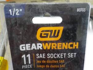 Gear Wrench 11 pc SAE Socket Set...