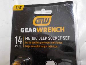 Gear Wrench 14 pc Metric Deep Socke...