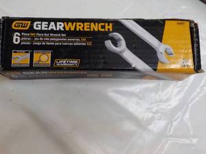 Gear Wrench 6 pc SAE Flare Nut Wren...