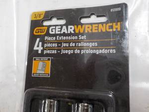 Gear Wrench 4 pc 38 Extension Set...