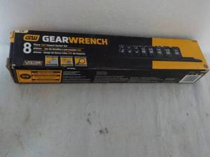Gear Wrench 8 pc SAE Impact Socket ...