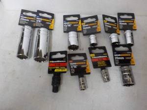 10 Gear Wrench Variety of Deep, Tor...