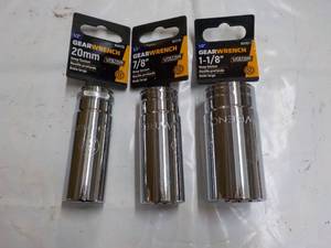 3 sizes Deep Sockets...
