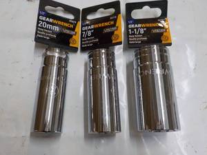 3 sizes Deep Sockets...