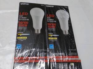 SATCO LED 3 Way Bulbs...